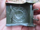 Vintage Army Belt Buckle Heer Officer s Uniform Ww1  Gott Wwi Rare Vg 