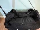 Nike Brasilia Big Swoosh Logo Handled Carry On Duffel Bag Gym Black