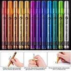 Acrylic Paint Pens-set Of 12 Premium Markers Extra Fine Tip 0 7mm Diy Craft