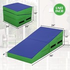 48   x24    Gymnastics Mat Incline Tumbling Mat Home Gym Fitness Yoga Mat W  Handle