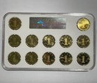 China 2003-2014 Traditional Lunar New Year Zodiac Commemorative Coin  Unc 12 Pcs