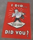 Vintage American Red Cross Swimmer Pin Junior Tabs    i Did  Leaflet