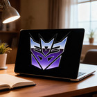 Transformers Decepticon Emblem Uv Printed Color Sticker  Multiple Sizes