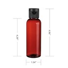 26pcs 3oz Travel Container For Toiletries Empty Plastic Bottles Refillable   Cap