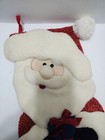 Santa Clause Stocking Chrisha Creations Playful Plush Christmas 2006 Jumbo 3d
