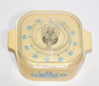 Rare Pyrex Corning Ware Casserole Dish Blue Cornflower 60 Min Kitchen Timer