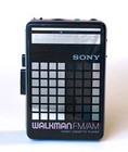 Sony Wm-af22 Fm am Cassette Walkman New Belts   sony Headphones   rare Mirror Grid 