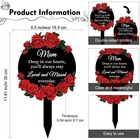 Cemetery Decorations For Grave Mom Grave Marker Stand Memorial Day Flowers New