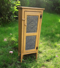 Punched Tin Cabinet  Jelly Cabinet   Farmhouse Storage