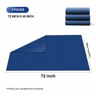3-pack Moving Blankets 40x72 Inch Heavy Duty Extra Thick Packing Blankets For   