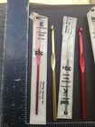 Lot 7 Scovill Hero Crochet Hooks New Vintage Stock Made In The Usa