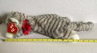 Vintage Ty Classic Plush Al E Kat Cat Tabby Striped Gray 12  Korea 1988 New Nos 