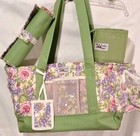 Plaid Folk Art One Stroke Signature Tote Bag   Palettes 