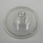 Vintage Clear Glass Replacement Round Lid Marked 408 Approx 8 