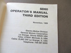 General Motors Diesel Elec  Model Sd60 Locomotive Operator s Manual 1989 Gm Emd