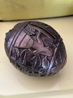 Vintage Banthrico Coin Bank Gauguin Carved Coconut From Tahiti Exile-1962 Rare