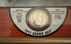 Ss Titanic A Ship To Remember Framed Picture With A Silver 1912 Barber Half Coin