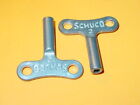 Schuco Wind Up Key Reproduction Repro Set Of 2 Medium  2 Keys N m