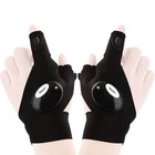 1 Pair Led Flashlight Gloves For Outdoor Fishing Camping Hiking Gloves Men Women