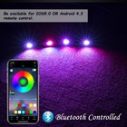 Rgb Led Rock Lights Wireless Bluetooth Music Controlled Atv Utv Rzr Boat 4-pods