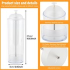 Straw Holder  Clear Drinking Straw Organizer  Straw Container  Plastic Straws D