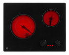 Ge 21  2-element Radiant Electric Cooktop Black 2500w 1200w Jp3021dpbb