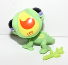 New Littlest Pet Shop Chameleon Toy Figure G7  13 Green Lizard Series 1