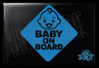 Baby On Board Car Decal Sticker     Cute Vehicle Window Safety Sign