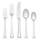Portola 65-piece Silver 18 10-stainless Steel Flatware Set 815486 Service For 12