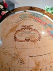 Vintage 1970   s World Globe On Wood Stand