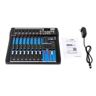 8 Channel Professional Bluetooth Live Studio Audio Mixer Usb Mixing Console