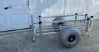 Beach-wheels Xl Fishing Beach Cart  New  With 16  Balloon Grey Wheels 