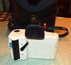 Vintage Polaroid Land Camera Swinger Model 20 With Black Case And Cartridges