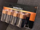 New Sealed - Duracell Coppertop D Batteries 8 Count Alkaline 10 Year Shelf Life