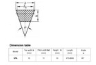 Spa Section  V Belt  spa Section 13mm X 10mm V Belt     kd