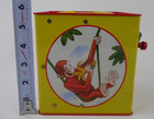 Vintage 1990s Curious George Jack In The Box Musical Tin - Schylling Vtg 90s