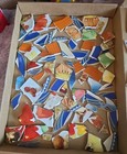Broken Cut Vintage Plates Mosaic Pieces Tiles Varied Mixed Colorful