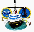 Disney Cruise Line Dcl Magic Ship Painter Goofy Ear Hat Ornament New