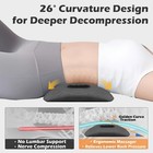 Plug In Electric Smooth Spine Triple Fusion Back Massager With Vibration   Heat