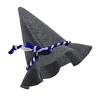 Adult Hillbilly Hobo Scarecrow Oktoberfest Grey Peasant Hat