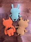 Pretty Ugly Ugly Dolls Lot Of 3- Wage  Moxy  Deer Ugly 15-16    Tall Plush Stuffed