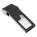 Handheld Led Lighted Magnifier 3x 10x 55x Portable Aspheric Magnifier For Outdoo