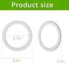 6-pack 0297052 297052 Spray Paint Cup Gaskets For Titan Capspray Maxum White 