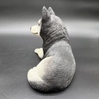 Sandicast Siberian Husky Lying Down Dog Figurine Hand-cast Sculpture