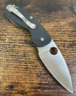 Spyderco Efficient Liner Lock Knife Black G10 - 8cr13mov - C216gp Factory Second