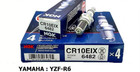 1999-2020 Yamaha Yzf R6 R-6 R6s Ngk Iridium Spark Plugs Cr10eix 4 Pack Of Plugs