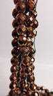 24 one Strand vintage 12mm New Glass Antique Copper Plated Beads 1disco Ball