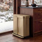 Simplehuman Dual Compartment Step Trash Can With Liner Pocket - 58l 36853
