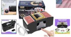 2 Deck Automatic Card Shuffler  Quick   Fair Play For Home Gaming Nights