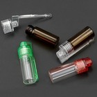 3pcs Vintage Glass Bottles For Travel Spice Powder Storage Boxes Men Gift